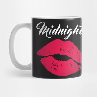 Midnight Kiss - New Year Eve Resolution Ball Drop Lips Mug